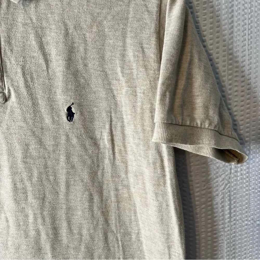 Polo Ralph Lauren Beige Cotton Polo Size M